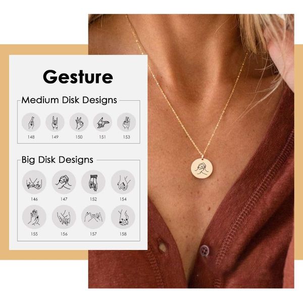 carlidana personalized custom hand pendant necklace trendy girl 316l stainless steel necklace women friend jewelry, Silver
carlidana personalized custom hand pendant necklace trendy girl 316l stainless steel necklace women friend jewelry, Silver
