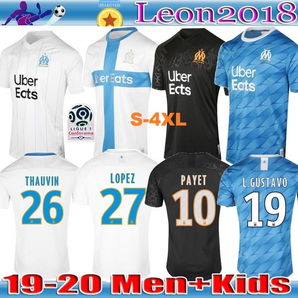 SIZE S-4XL 2019 Olympique de Marseille 120th Soccer jersey PAYET L.GUSTAVO 19 20 OM BENEDETTO Football shirts THAUVIN Maillot De Foot
SIZE S-4XL 2019 Olympique de Marseille 120th Soccer jersey PAYET L.GUSTAVO 19 20 OM BENEDETTO Football shirts THAUVIN Maillot De Foot