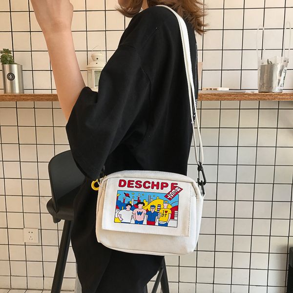 2019 new style fashion shoulder versatile ins students korean-style shoulder vintage sense girl's cute canvas bag women's
2019 new style fashion shoulder versatile ins students korean-style shoulder vintage sense girl's cute canvas bag women's