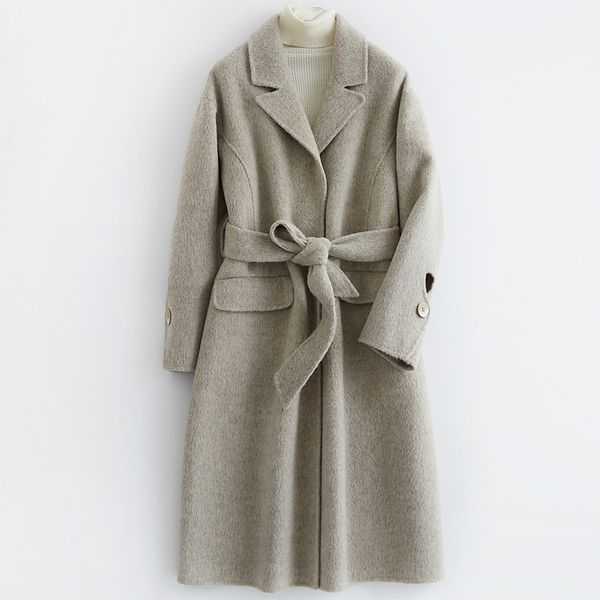 side double wool coat female jacket autumn winter jacket women alpaca woolen coats and jackets women korean outwear my en s s, Black
side double wool coat female jacket autumn winter jacket women alpaca woolen coats and jackets women korean outwear my en s s, Black