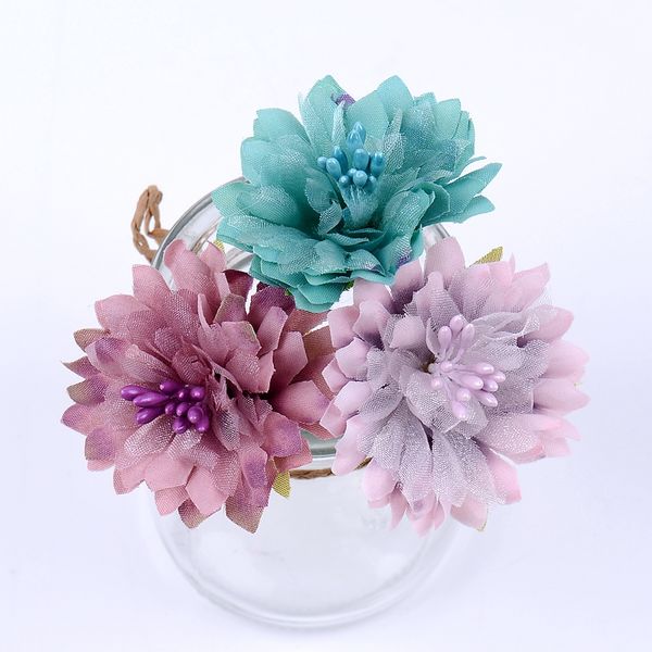 6pcs new 4.5cm artificial flower silk stamens chrysanthemum for wedding home new year decoration diy wreath scrapbook gift box
6pcs new 4.5cm artificial flower silk stamens chrysanthemum for wedding home new year decoration diy wreath scrapbook gift box