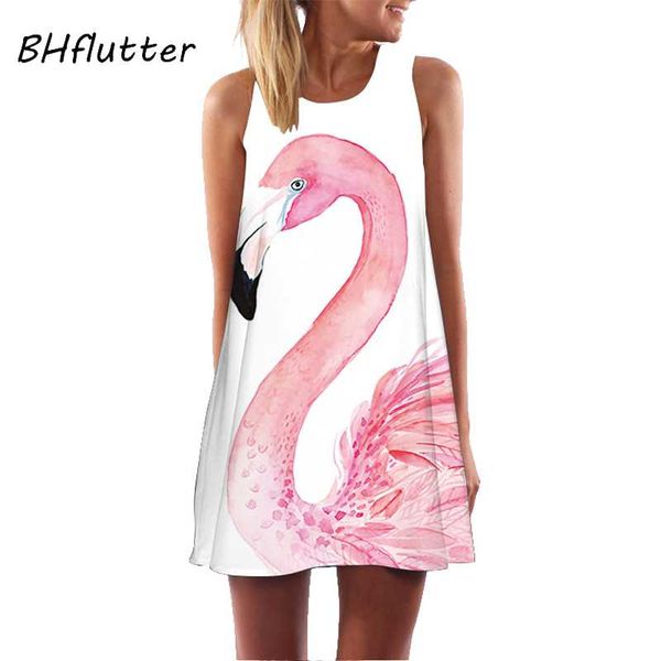 bhflutter flamingo print white chiffon dress women fashion sleeveless casual summer dress ladies mini cute party vestidos, Black;gray
bhflutter flamingo print white chiffon dress women fashion sleeveless casual summer dress ladies mini cute party vestidos, Black;gray