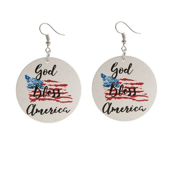 серебро круглого деревянный god bless america письмо флаг серьга урожай женщина партии ювелирных изделий diy, Silver
серебро круглого деревянный god bless america письмо флаг серьга урожай женщина партии ювелирных изделий diy, Silver