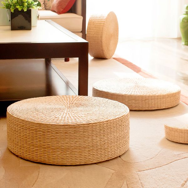 cushion rattan grass pucao meditation mat thicker cushion tatami mat bay window be applicable circular low stool to sit pier
cushion rattan grass pucao meditation mat thicker cushion tatami mat bay window be applicable circular low stool to sit pier