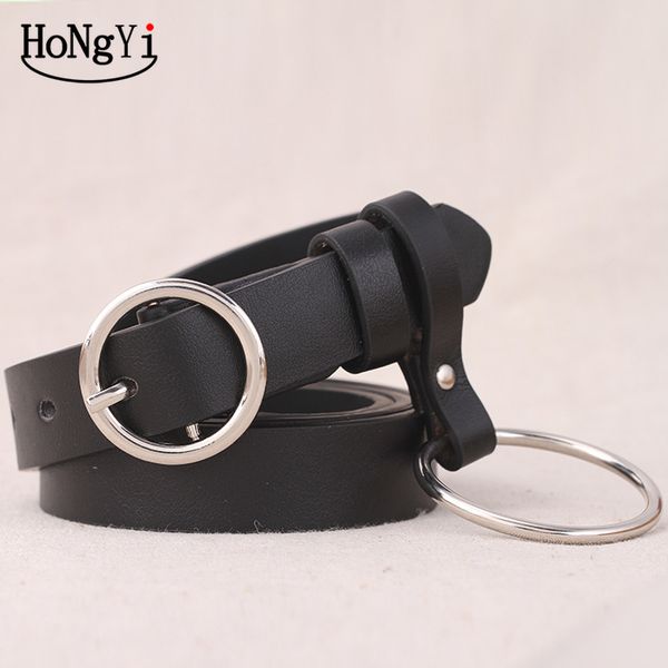 hongyi 2020 fashion women belt soft leather strap students vintage round buckle belt for women dress jeans accessories, Black;brown
hongyi 2020 fashion women belt soft leather strap students vintage round buckle belt for women dress jeans accessories, Black;brown
