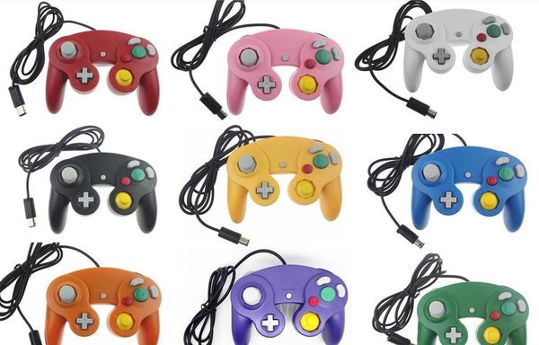 10 Colors Ngc Wired Game Controller Gamepad For Ngc Gaming Console Gamecube Turbo Dualshock Wii U Extension Cable Without Box