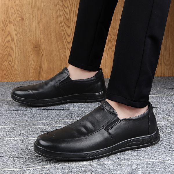 2019 new casual shoes men anti slip leather shoes men comfortable shoe good quality slip on flats footwear, Black
2019 new casual shoes men anti slip leather shoes men comfortable shoe good quality slip on flats footwear, Black