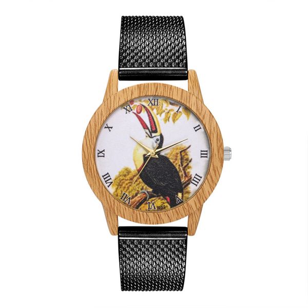 fashion nature wooden grain leisure bird dial silicone strap quartz watch ladies watches women 2019 selling fashion #4a15, Slivery;brown
fashion nature wooden grain leisure bird dial silicone strap quartz watch ladies watches women 2019 selling fashion #4a15, Slivery;brown