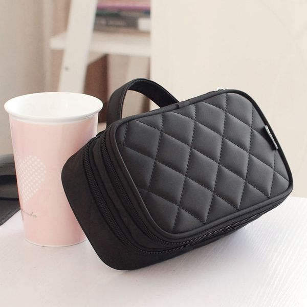 korean pocket bag with brush compartment mirror sandwich makeup bag double volume type
korean pocket bag with brush compartment mirror sandwich makeup bag double volume type