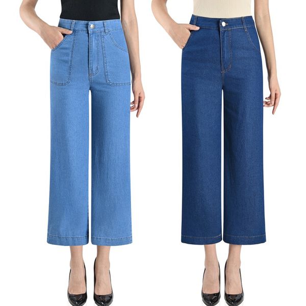 basic high waist jeans women mom jeans denim pants spring autumn 2020 ladies vintage plus size loose wide leg pants korean, Black;white
basic high waist jeans women mom jeans denim pants spring autumn 2020 ladies vintage plus size loose wide leg pants korean, Black;white