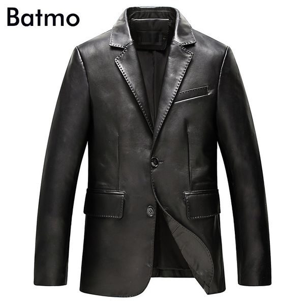 batmo 2019 new arrival autumn sheepskin real leather jackets men ,slim leather blazer men size l-4xl alwzm803, Black
batmo 2019 new arrival autumn sheepskin real leather jackets men ,slim leather blazer men size l-4xl alwzm803, Black