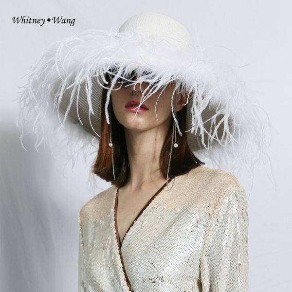 whitney wang fashion streetwear designer style feathers bucket hat women stylish vacation hat fishing cap, Blue;gray
whitney wang fashion streetwear designer style feathers bucket hat women stylish vacation hat fishing cap, Blue;gray