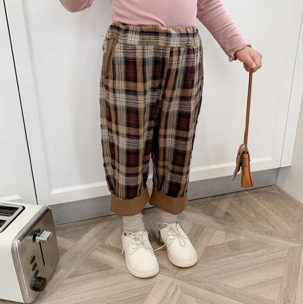 2019 korea style wholesale girls boys plaid pants autumn cotton fashion kids pants 2-7t hw308, Blue
2019 korea style wholesale girls boys plaid pants autumn cotton fashion kids pants 2-7t hw308, Blue