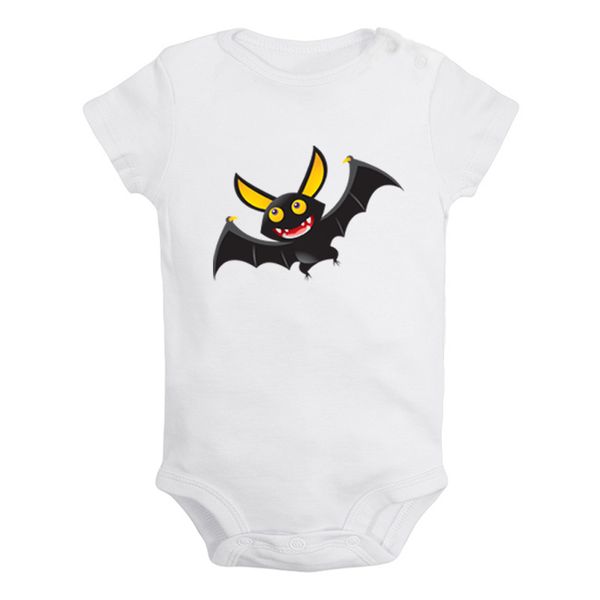 black bat witch happy halloween witch black cat newborn baby girl boys clothes short sleeve romper jumpsuit outfits 100% cotton, White
black bat witch happy halloween witch black cat newborn baby girl boys clothes short sleeve romper jumpsuit outfits 100% cotton, White