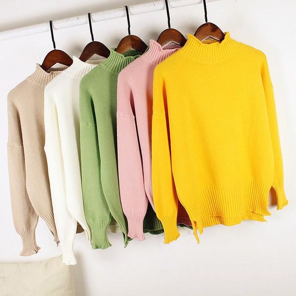 autumn korean style loose sweater women casual o-neck knit pullover female solid long sleeve jumpers, White;black
autumn korean style loose sweater women casual o-neck knit pullover female solid long sleeve jumpers, White;black