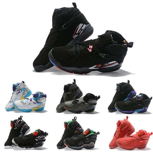 2020 men 8s kids retro basketball shoes 8 aqua chrome reflections of a champion three peat tinker mens sports sneakers, Black
2020 men 8s kids retro basketball shoes 8 aqua chrome reflections of a champion three peat tinker mens sports sneakers, Black