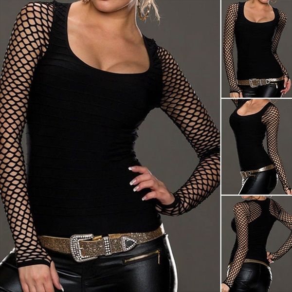 2019 sexy тонкий t- кружева круглый воротник кружева шить длинный рукав футболку сетки в перспективе сверху базовой рубашки, White
2019 sexy тонкий t- кружева круглый воротник кружева шить длинный рукав футболку сетки в перспективе сверху базовой рубашки, White