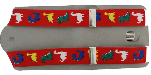 2019 new 2.5cm wide adjustable red dinosaurs animal print suspenders braces for boys girls, Black;white
2019 new 2.5cm wide adjustable red dinosaurs animal print suspenders braces for boys girls, Black;white