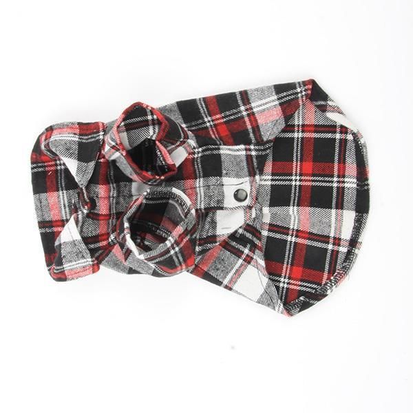 casual small pet dog puppy plaid t shirt lapel coat cat jacket clothes apparel pet clothes
casual small pet dog puppy plaid t shirt lapel coat cat jacket clothes apparel pet clothes