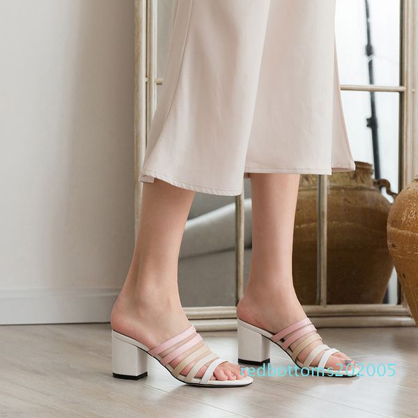 verconas women slippers genuine leather sandals round toe high heels prom pumps spring summer thick heel elegant shoes woman r05, Black
verconas women slippers genuine leather sandals round toe high heels prom pumps spring summer thick heel elegant shoes woman r05, Black