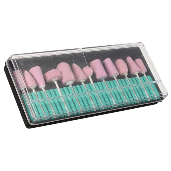 12pcs/set professional polishing grinding head tools nail art ceramic drill bits, Silver
12pcs/set professional polishing grinding head tools nail art ceramic drill bits, Silver