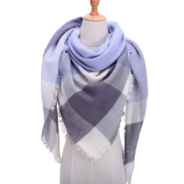 designer brand women scarf fashion plaid winter scarves for ladies cashmere shawls wraps warm neck triangle bandage, Blue;gray
designer brand women scarf fashion plaid winter scarves for ladies cashmere shawls wraps warm neck triangle bandage, Blue;gray