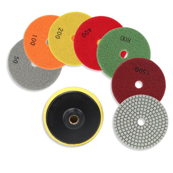 8pcs diamond polishing pads wet/dry for granite stone concrete marble polishing use grinding discs set pad kit
8pcs diamond polishing pads wet/dry for granite stone concrete marble polishing use grinding discs set pad kit