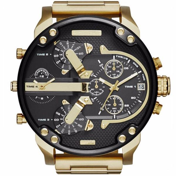 relogio masculino mens watch sports wristwatches big face stainless steel quartz analog business army military watches gifts clock, Slivery;brown
relogio masculino mens watch sports wristwatches big face stainless steel quartz analog business army military watches gifts clock, Slivery;brown