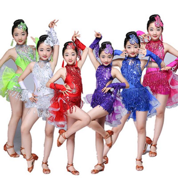 sequin fringe tassel salsa dress child kids dresses latin dance wear for girls latin ballroom tango spandex children 2019 rumba, Black;red
sequin fringe tassel salsa dress child kids dresses latin dance wear for girls latin ballroom tango spandex children 2019 rumba, Black;red