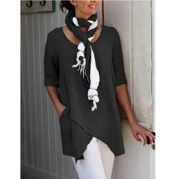 casual style women t-shirts full sleeve length solid pattern type o-neck collar decoration regular clothing, White
casual style women t-shirts full sleeve length solid pattern type o-neck collar decoration regular clothing, White