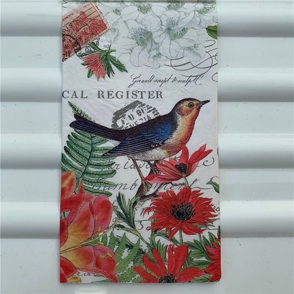 15 decoupage wedding vintage napkins paper elegant tissue bird yellow red flower craft birthday party serviettes decor 33*40cm
15 decoupage wedding vintage napkins paper elegant tissue bird yellow red flower craft birthday party serviettes decor 33*40cm