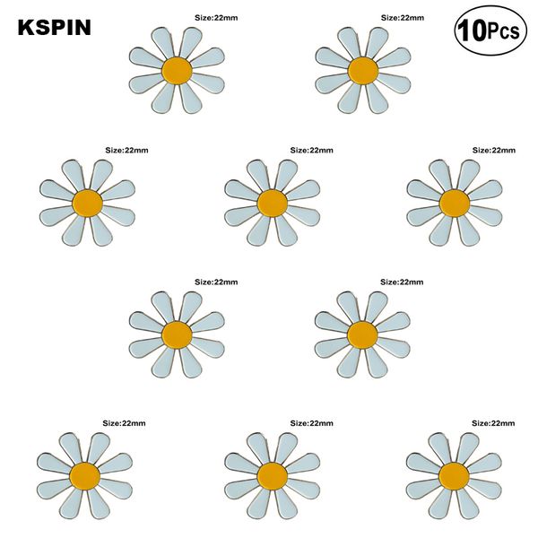white daisy badge lapel pin flag badge brooch pins badges 10pcs a lot, Gray
white daisy badge lapel pin flag badge brooch pins badges 10pcs a lot, Gray