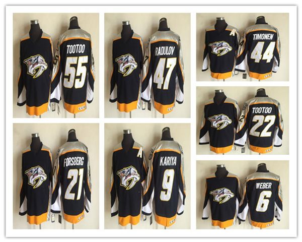vintage nashville predators hockey jersey 6 weber 9 paul kariya 21 peter forsberg 47 alexander radulov 22 jordin tootoo 44 kimmo timonen, Black;red
vintage nashville predators hockey jersey 6 weber 9 paul kariya 21 peter forsberg 47 alexander radulov 22 jordin tootoo 44 kimmo timonen, Black;red