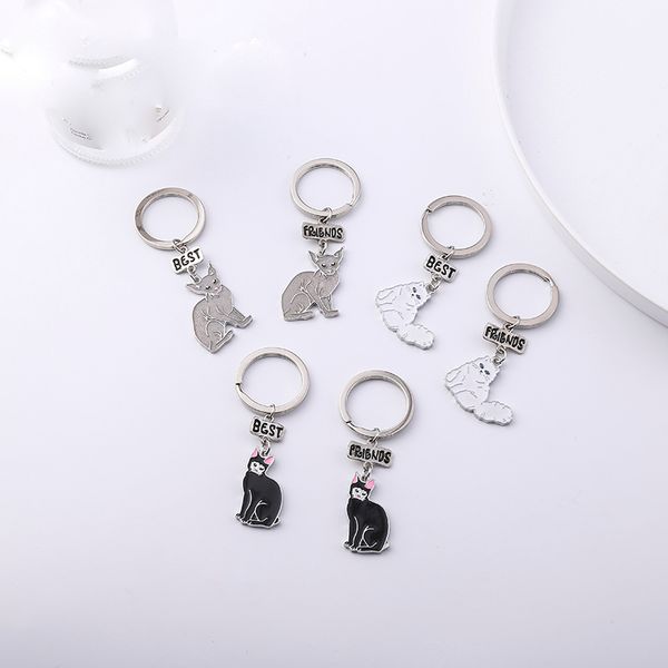 Best Friend Cute Cat Couple Keychain Fashion 2019 New Boyfriend Car Keychain Bag Charm Metal Best Friendship
Best Friend Cute Cat Couple Keychain Fashion 2019 New Boyfriend Car Keychain Bag Charm Metal Best Friendship