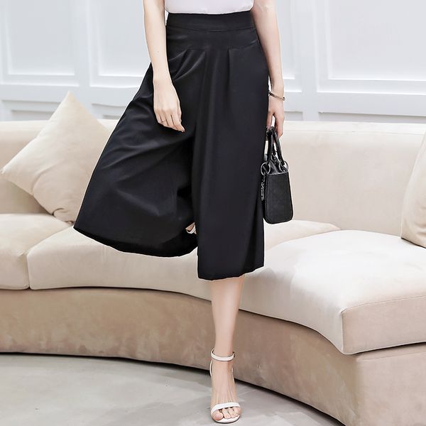 2020 summer wide leg pants women causal elegant high waist pants loose wide leg trousers plus size women calf-length skirt, Black;white
2020 summer wide leg pants women causal elegant high waist pants loose wide leg trousers plus size women calf-length skirt, Black;white