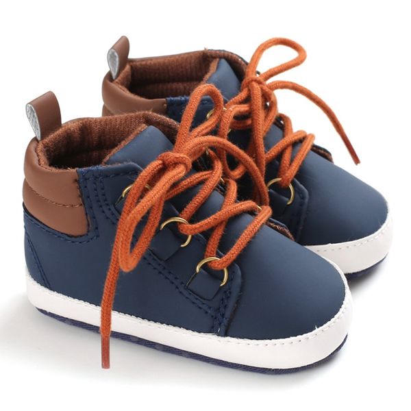 Boy Shoes Sole Soft Canvas First Walkers Solid Footwear For Newborns Toddler Moccasins Baby Shoes