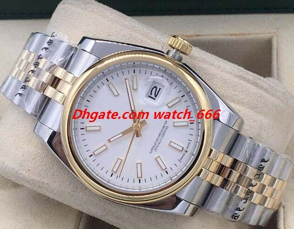 new version luxury male watch 36mm mens 18kt gold & stainless diamond dial champagne index - 116203 automatic fashion men's watches, Slivery;brown
new version luxury male watch 36mm mens 18kt gold & stainless diamond dial champagne index - 116203 automatic fashion men's watches, Slivery;brown