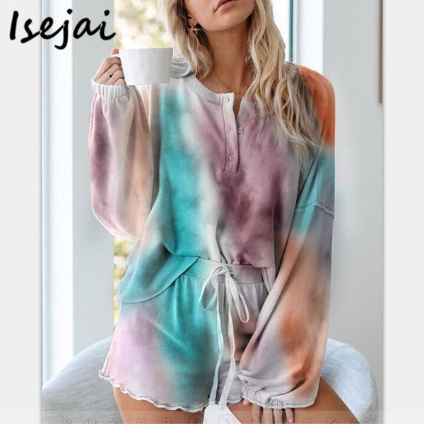 o neck long sleeve t shirts and shorts tie-dye pajama set women print sleepwear women's pyjamas sets home clothes pyjama outfit, Black;red
o neck long sleeve t shirts and shorts tie-dye pajama set women print sleepwear women's pyjamas sets home clothes pyjama outfit, Black;red