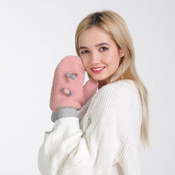 2019 teddy style winter women gloves fingerless plush thick warm mittens with cute candy/cherry soft cotton wrist female gloves, Blue;gray
2019 teddy style winter women gloves fingerless plush thick warm mittens with cute candy/cherry soft cotton wrist female gloves, Blue;gray