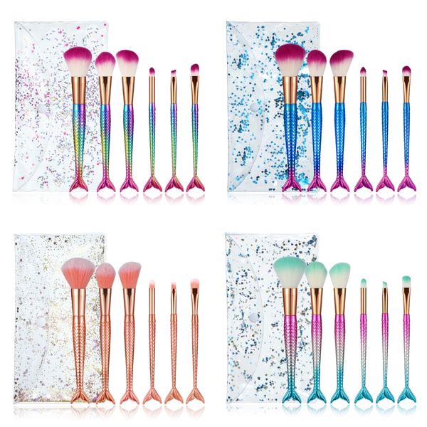 6шт Русалка макияж кисти установить градиент Dazzle ручка ПВХ сумка Фонд Контур глаз губ Косметические кисти Красота Косметика Инструменты
6шт Русалка макияж кисти установить градиент Dazzle ручка ПВХ сумка Фонд Контур глаз губ Косметические кисти Красота Косметика Инструменты