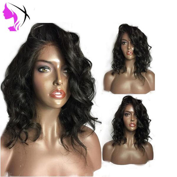 short part synthetic lace front wig natural black color body wave heat resistant fiber wigs short bob style for women, Black;brown
short part synthetic lace front wig natural black color body wave heat resistant fiber wigs short bob style for women, Black;brown
