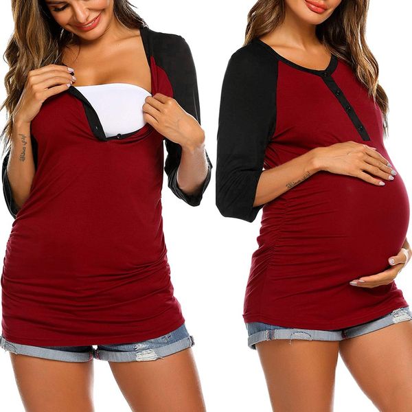 maternity blouses and for pregnant plus size maternity blouses solid color nursing breastfeeding winter clothes y99, White
maternity blouses and for pregnant plus size maternity blouses solid color nursing breastfeeding winter clothes y99, White