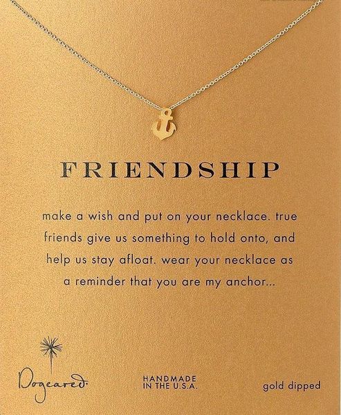 fashion dogeared necklace with friendship anchor pendant, with card gold color noble and delicate choker necklace , no fade necklace jewelry, Silver
fashion dogeared necklace with friendship anchor pendant, with card gold color noble and delicate choker necklace , no fade necklace jewelry, Silver