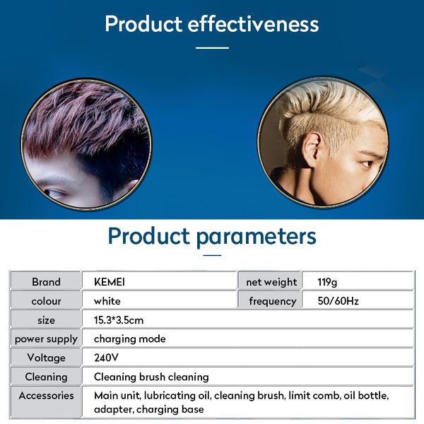 kemei 619 аккумуляторные машинки для стрижки machinerazor barber режущий beard trimmer стрижка комплект cordless бритвы 41d
kemei 619 аккумуляторные машинки для стрижки machinerazor barber режущий beard trimmer стрижка комплект cordless бритвы 41d