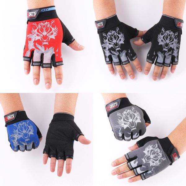 men's and women's half finger wolf head fitness riding anti-skid breathable tactics sunscreen and gloves outdoor gloves, White
men's and women's half finger wolf head fitness riding anti-skid breathable tactics sunscreen and gloves outdoor gloves, White