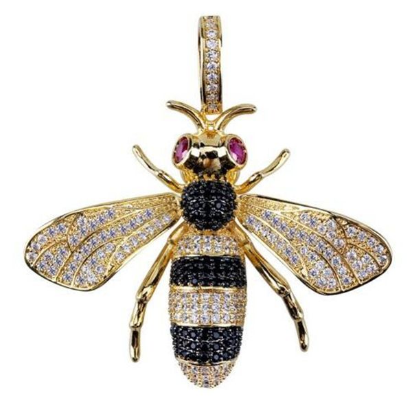 fdlk personality gold iced out cubic zirconia animal bee pendant necklace men's hip hop jewelry gifts for women, Silver
fdlk personality gold iced out cubic zirconia animal bee pendant necklace men's hip hop jewelry gifts for women, Silver