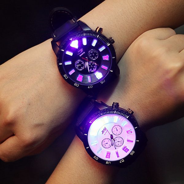 2017 new luminous led sport watches men quartz watch couple watch silicone wristwatches glowing relogio masculino, Slivery;brown
2017 new luminous led sport watches men quartz watch couple watch silicone wristwatches glowing relogio masculino, Slivery;brown