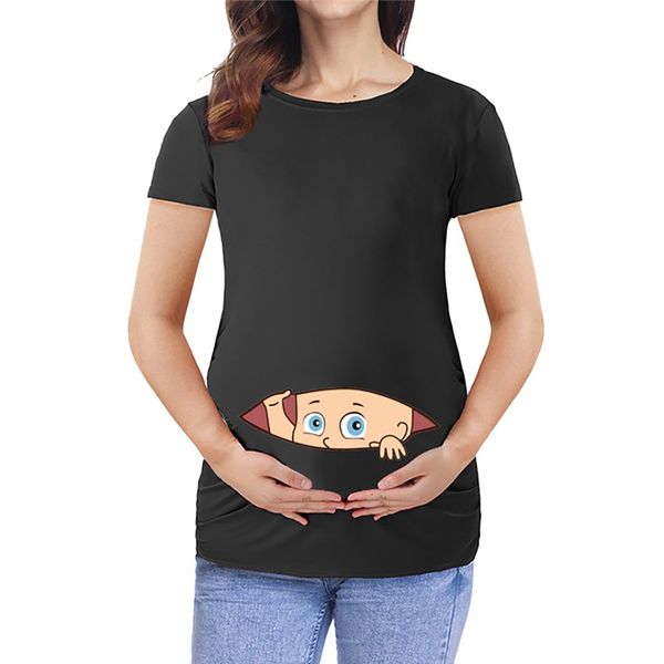 telotuny maternity clothings women maternity short t-shirt cartoon pregnancy clothes print clothes for pregnant women may28, White
telotuny maternity clothings women maternity short t-shirt cartoon pregnancy clothes print clothes for pregnant women may28, White