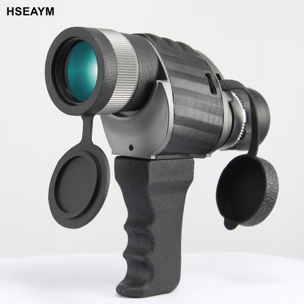 

handle monocular telescope high guality hd large eyepiece low light level night vision bird watching mirror binoculars scope