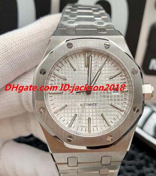 luxury watch 5 style mens royal0ak 41mm silver dial watch 15400.oo.1220st.02 automatic fashion men's watches wristwatch, Slivery;brown
luxury watch 5 style mens royal0ak 41mm silver dial watch 15400.oo.1220st.02 automatic fashion men's watches wristwatch, Slivery;brown